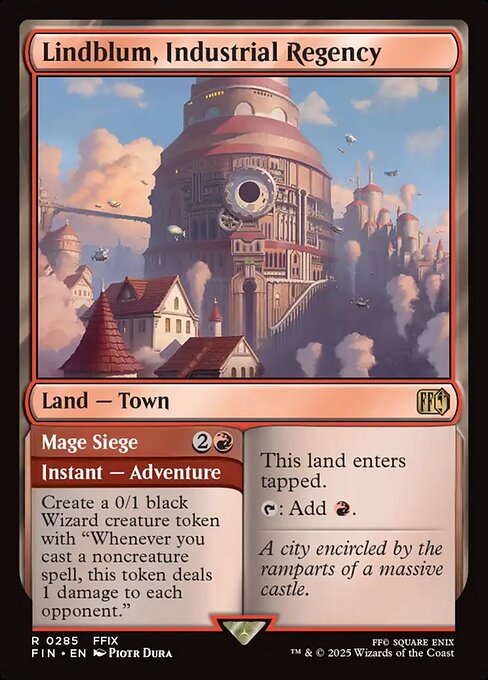 Lindblum, Industrial Regency // Mage Siege