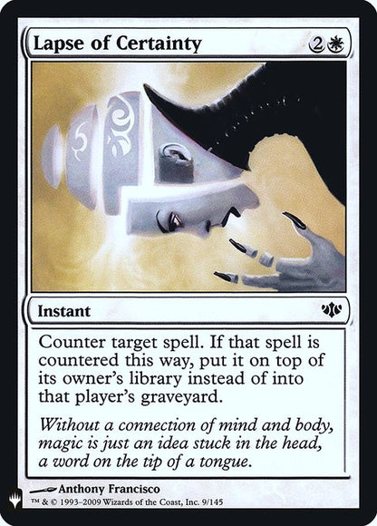 Lapse of Certainty