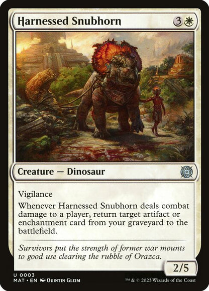Harnessed Snubhorn