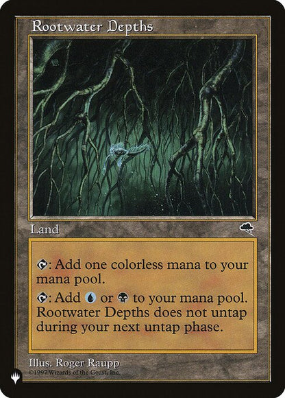 Rootwater Depths